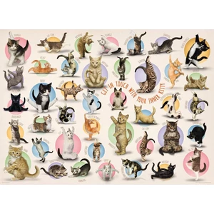 EuroGraphics 6500-0991 - Yoga Kittens - 500 db-os puzzle