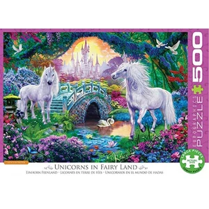 EuroGraphics 6500-5363 - Unicorn Fairy Land - 500 db-os puzzle