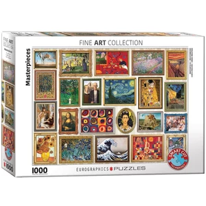 EuroGraphics 6000-5766 - Fine Art Collection - Masterpieces - 1000 db-os puzzle