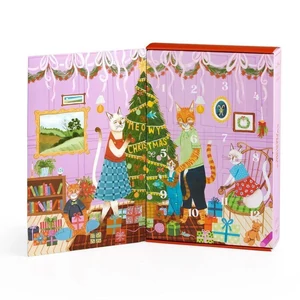 Galison 86006 - Meowy Christmas 12 Days of puzzles - 500 db-os Adventi kalendárium puzzle