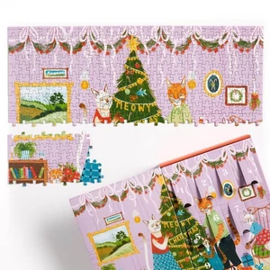 Galison 86006 - Meowy Christmas 12 Days of puzzles - 500 db-os Adventi kalendárium puzzle