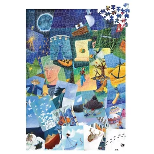 Dixit 1000 db-os puzzle - Kék hangulatok - Blue Mishmash (100478)
