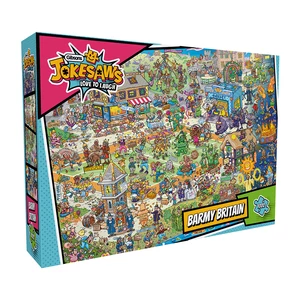 Gibsons G7152 - Jokesaws - Barmy Britain - 1000 db-os puzzle