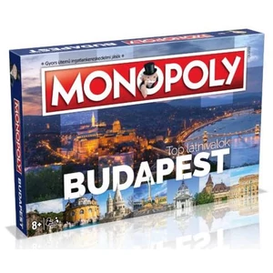 Hasbro - Monopoly Budapest - Top látnivalók társasjáték 