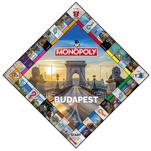 Hasbro - Monopoly Budapest - Top látnivalók társasjáték 