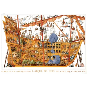 Heye 25475 - Triangular puzzle - Noé bárkája, Loup - 2000 db-os puzzle