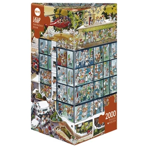 Heye 25784 - Triangular puzzle - Sürgősségi szoba, Loup - 2000 db-os puzzle