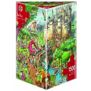Heye 29414 - Triangular puzzle - Tündérmesék, Prades - 1500 db-os puzzle