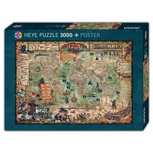 Heye 29526 - Pirate World - 3000 db-os puzzle