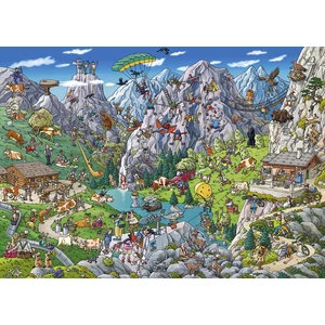 Heye 29680 - Alpesi móka, Tanck -  1000 db-os puzzle