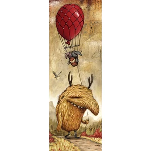 Heye 29743 - Vertical puzzle - Zozoville, Piros léggömb - 1000 db-os puzzle