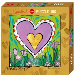 Heye 29764 - Quadrat puzzle - Hearts of Gold -  Spring - 100 db-os puzzle