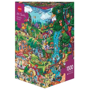Heye 29792 - Triangular puzzle - Wonderwoods, Berman - 1500 db-os puzzle