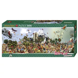 Heye 29824 - Panoráma puzzle - At the Beach, Sanda Anderlon - 2000 db-os puzzle