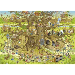 Heye 29833 - Funky Zoo - Monkey Habitat, Degano - 1000 db-os puzzle