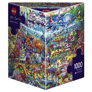Heye 29839 - Triangular puzzle - Magic Sea, Rita Bermans - 1000 db-os puzzle