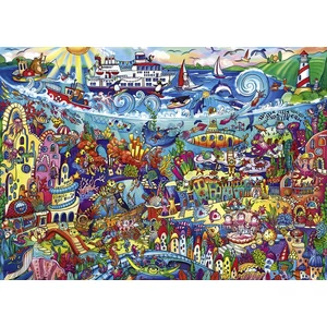 Heye 29839 - Triangular puzzle - Magic Sea, Rita Bermans - 1000 db-os puzzle