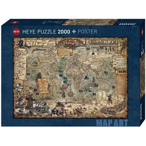Heye 29847 - Pirate World - 2000 db-os puzzle