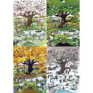 Heye 29873 - Cartoon Classics - 4 Seasons, Blachon - 2000 db-os puzzle