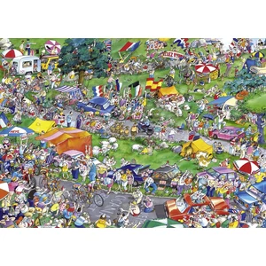 Heye 29888 - Triangular puzzle - Cycle Race, Blachon - 1000 db-os puzzle
