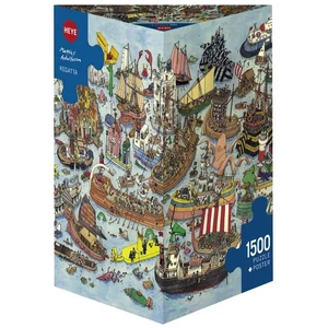 Heye 29891 - Triangular puzzle - Regatta, Adolfsson - 1500 db-os puzzle