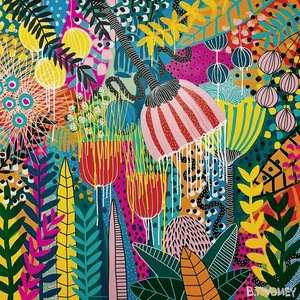 Heye 30037 - Quadrat puzzle - Flowery - Beatiful Futures - 1000 db-os puzzle
