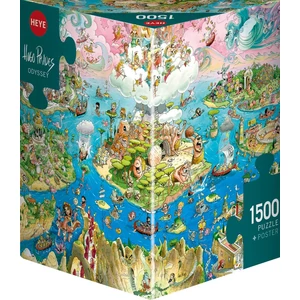 Heye 30087 - Triangular puzzle - Odyssey - 1500 db-os puzzle