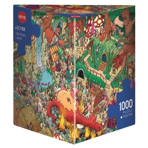 Heye 30021 - Triangular puzzle - Fantasyland, Lectrr - 1000 db-os puzzle