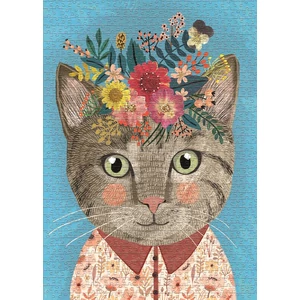 Heye 30000 - Floral Friends - Pretty Feline - 1000 db-os puzzle