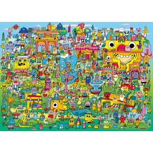 Heye 29936 - Doodle Village - 1000 db-os puzzle