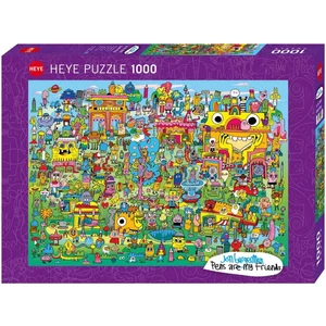 Heye 29936 - Doodle Village - 1000 db-os puzzle