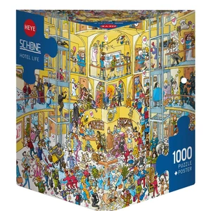 Heye 29927 - Hotel Life - 1000 db-os Triangular puzzle