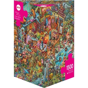 Heye 1500 db-os Triangular puzzle - Fun with friends (29929)