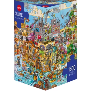 Heye 29995 - Hollyworld - 1500 db-os Triangular puzzle