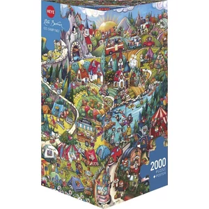 Heye 29930 - Mozgalmas hétvége - 2000 db-os Triangular puzzle