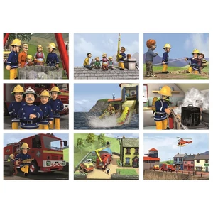 Jumbo 17338 - Sam, a tűzoltó - 9 az 1-ben puzzle kofferben