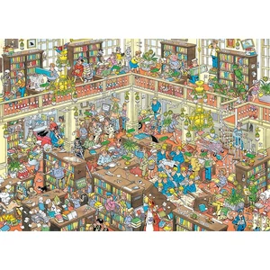 Jumbo 19092 - Jan Van Haasteren - Könytár - 1000 db-os puzzle