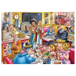 Jumbo 1000 db-os puzzle - Wasgij Kávézó (00332)