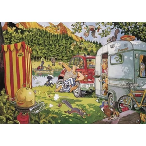 Jumbo 00016 - Wasgij Maci Falat - 1000 db-os puzzle
