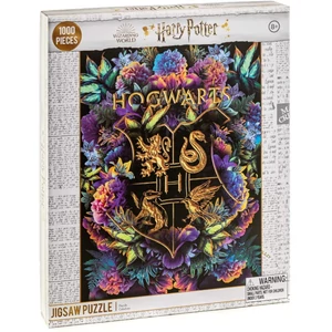 Paladone PP7907HP - Harry Potter - Virág mintás Roxfort címer - 1000 db-os puzzle