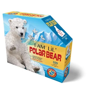 WOW 4010 - Jegesmedve - 100 db-os Sziluett Junior puzzle