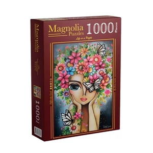 Magnolia 1707 - Lady with Flowers - Romi Lerda Special Edition - 1000 db-os puzzle