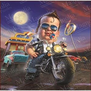 Magnolia 3401 - Bottle Rocket Diner - Mark Fredrickson Special Edition - 1023 db-os Square puzzle