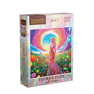 Magnolia 8613 - Flower Path - Elif Hürdogan Special Edition - 1023 db-os Square puzzle