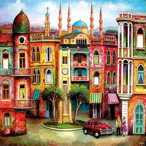 Magnolia 9502 - Tbilisi Square - David Martiashvili Special Edition - 1023 db-os Square puzzle