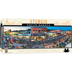 MasterPieces 72074 - Sturgis - South Dakota - 1000 db-os Panoráma puzzle