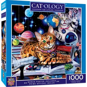 MasterPieces 72172 - Cat-Ology - Sally and Judith - 1000 db-os puzzle