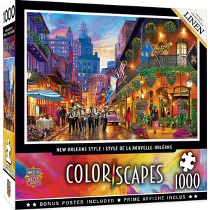 MasterPieces 72023 - Color Scapes Collection - New Orleans Style - 1000 db-os puzzle