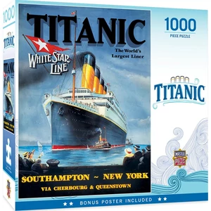 MasterPieces 60348 - The Titanic Collection - Titanic White Star Line - 1000 db-os puzzle