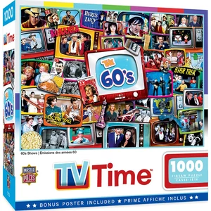 MasterPieces 72155 - TV Time Collection - 60's Shows - 1000 db-os puzzle
